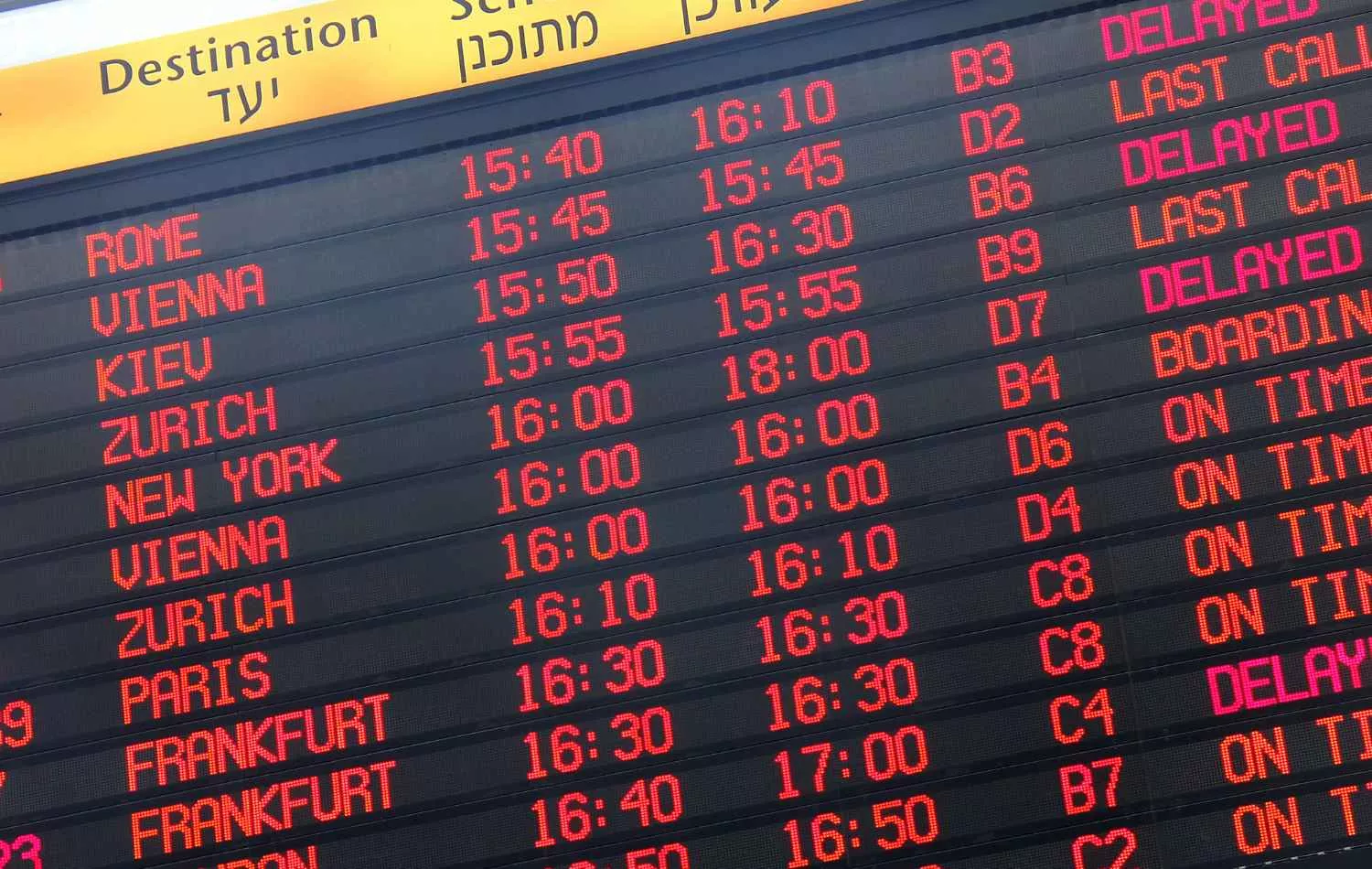 מוניות לנתב"ג
